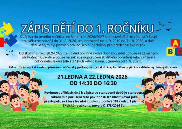 zápis 1 ročník